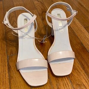Blush pink heels